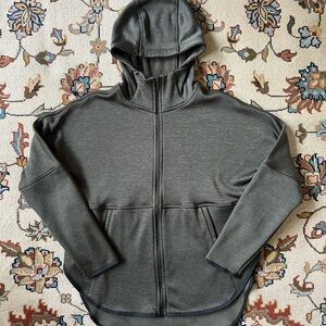 The North Face Women’s Olive/Grey Zip-Up Hoodie